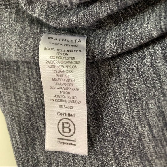 Athleta Excursion Hybrid Tight Heather Grey Sz S - Picture 7 of 11